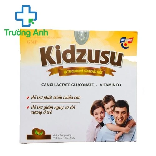Kidzusu - Giúp bổ sung vitamin D, canxi cho cơ thể