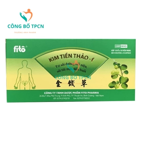 Kim tiền thảo-F Fito Pharma - Thuốc điều trị sỏi tiết niệu hiệu quả