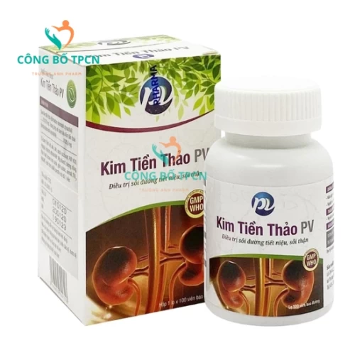 Kim tiền thảo PV (viên nang) - Hỗ trợ điều trị sỏi thận hiệu quả