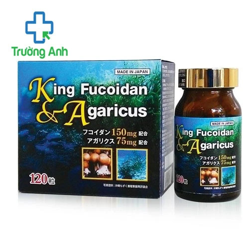 KING FUCOIDAN & AGARICUS - Hỗ trợ bảo vệ gan và chống lão hóa cho cơ thể