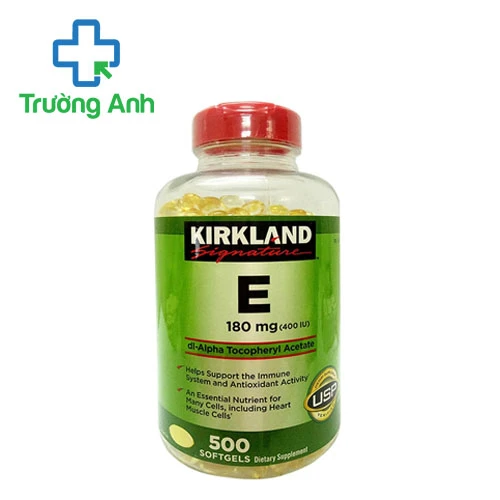 Kirkland Vitamin E 180mg (400IU) - Viên uống đẹp da, ngăn ngừa lão hóa