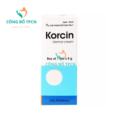 Korcin 8g DHG Pharma - Thuốc điều trị viêm da hiệu quả
