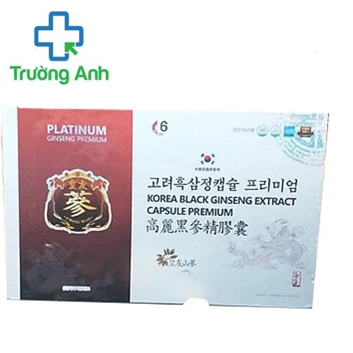 Korea black ginseng extract capsule premium - Giúp bồi bổ sức khỏe