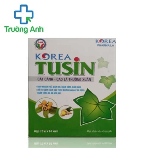 Korea Tusin - Giúp nhuận phế, giảm ho, giảm đờm, giảm cảm