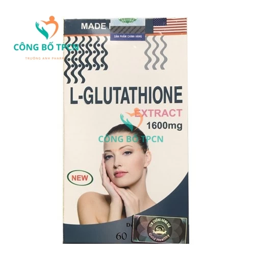 L-Glutathione Extract 1600mg - Tăng hệ miễn dịch, làm chậm quá trình lão hóa