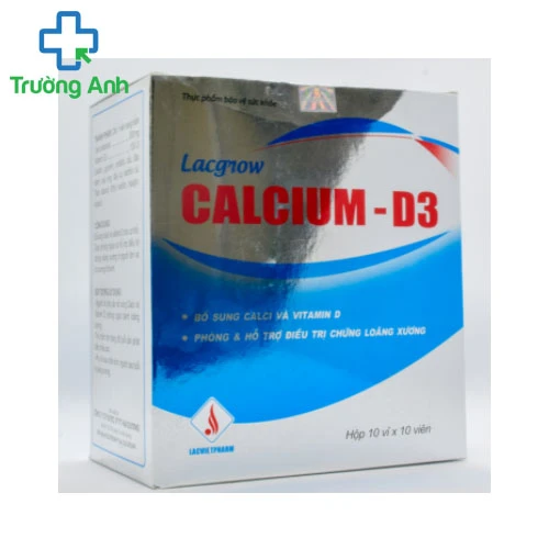 LACGROW CALCIUM-D3 - Bổ sung calci và vitamin D cho cơ thể