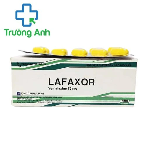 Lafaxor - Thuốc điều trị trầm cảm, rối loạn lo âu của Davipharm