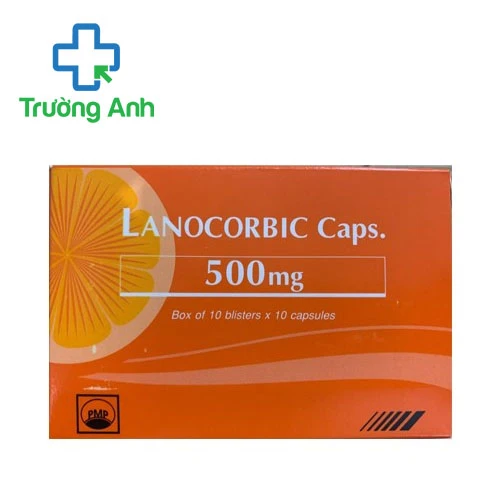 Lanocorbic Caps 500mg Pymepharco - Thuốc điều trị thiếu vitamin C