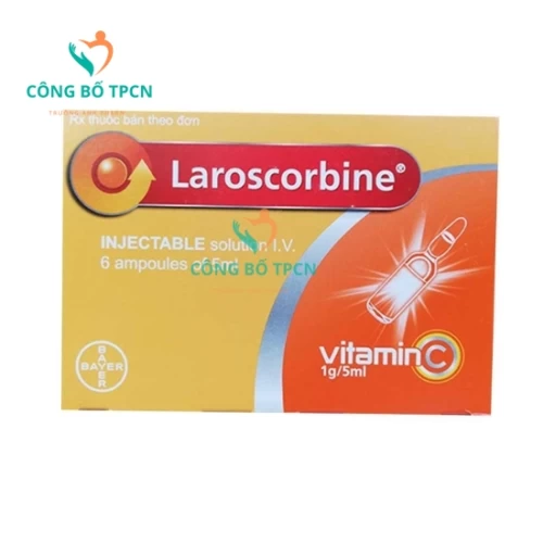 Laroscorbine 500mg/5ml Bayer - Phòng tình trạng thiếu vitamin C