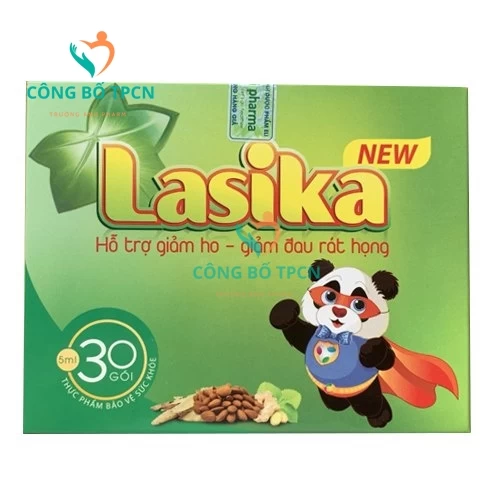 Lasika New - Giúp bổ phế, giảm ho, giảm đau rát họng hiệu quả