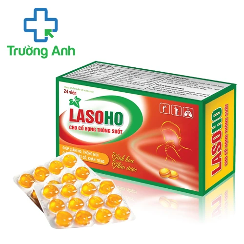 Lasoho - Giúp giảm triệu chứng viêm phổi, viêm họng, viêm phế quản