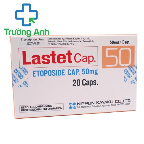 Lastet Cap 50 - Thuốc trị ung thư phổi, ung thư tinh hoàn hiệu quả