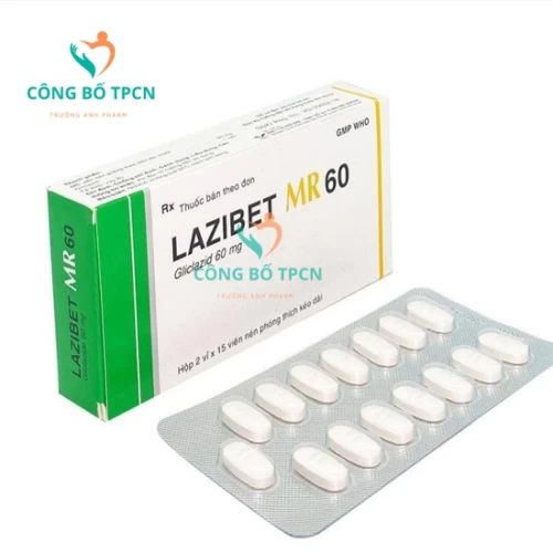 Lazibet MR 60 Bidiphar - Thuốc điều trị đái tháo đường hiệu quả