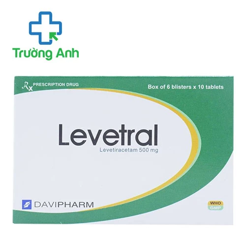 Levetral 500mg Davipharm - Thuốc điều trị động kinh hiệu quả