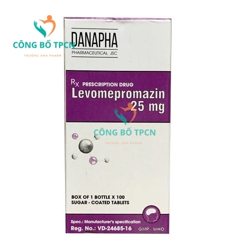 Levomepromazin 25mg Danapha - Điều trị tâm thần phân liệt