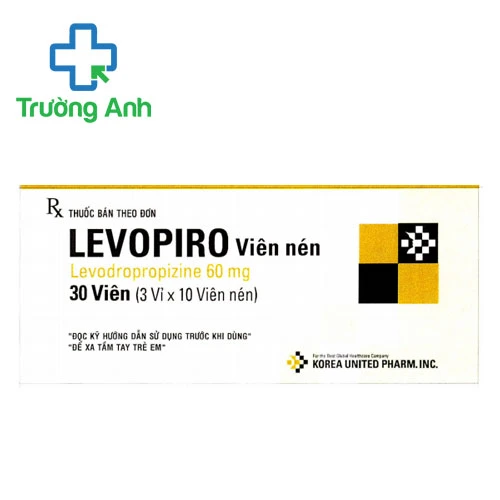 Levopiro 60mg (Levodropropizin) Korea United Pharm - Thuốc điều trị ho hiệu quả