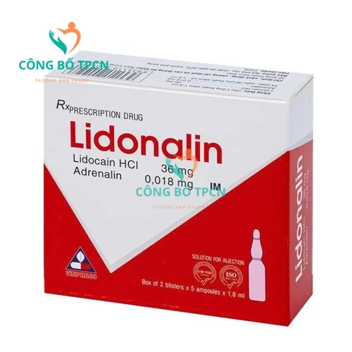 Lidonalin Vinphaco - Thuốc gây tê, gây mê dạng tiêm