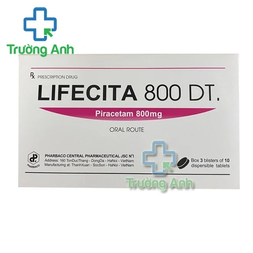 Lifecita 800 DT Pharbaco - Thuốc điều trị chứng rung giật cơ hiệu quả
