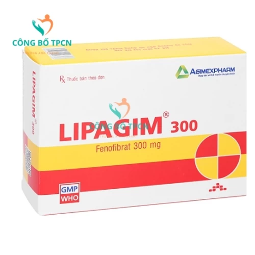 Lipagim 300 - Thuốc giúp hạ mỡ máu hiệu quả của Agimexpharm