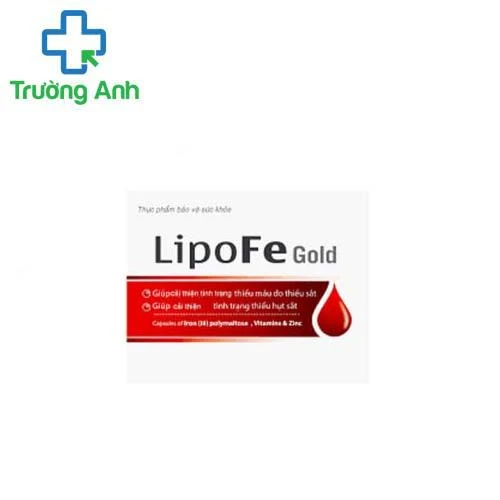 Lipofe Gold - Giúp phòng tình trạng thiếu máu do thiếu sắt