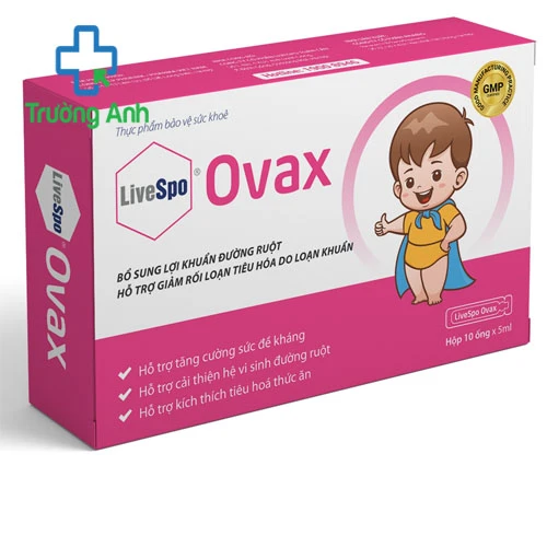 LiveSpo® OVAX - Giảm rối loạn tiêu hóa do loạn khuẩn