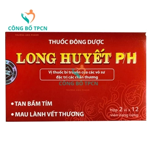 Long huyết PH - Giúp điều trị các chấn thương, gairm đau hiệu quả