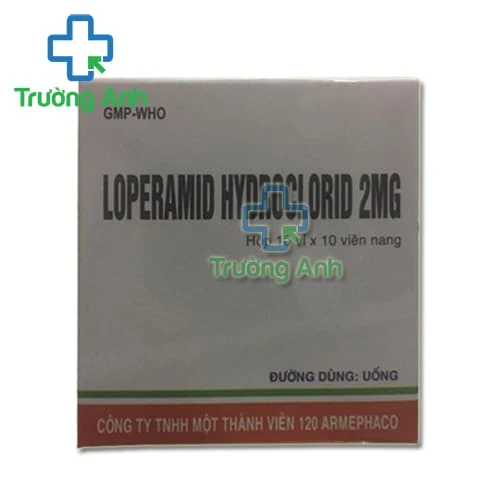 Loperamid hydroclorid 2mg Armephaco - Thuốc làm giảm triệu chứng tiêu chảy