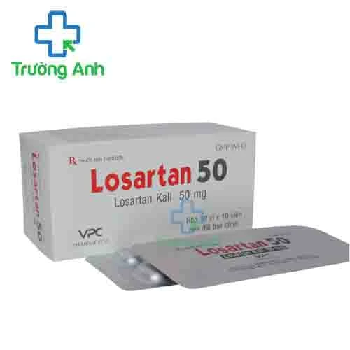 Losartan 50 VPC - Thuốc điều trị bệnh tim mạch, huyết áp hiệu quả