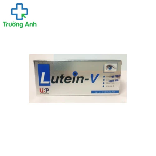 LUTEIN-V - Giúp giảm các biểu hiện khô mắt, mờ mắt, mỏi mắt