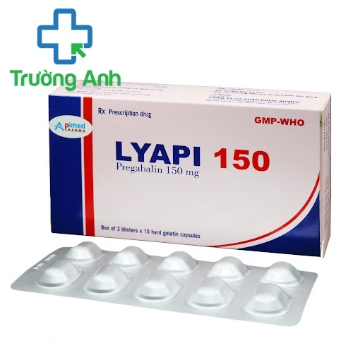 Lyapi 150 - Thuốc điều trị đau thần kinh, động kinh của Apimed