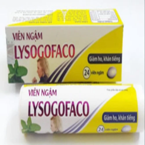 Viên ngậm Lysogofaco - Hỗ trợ giảm ho, đau họng hiệu quả