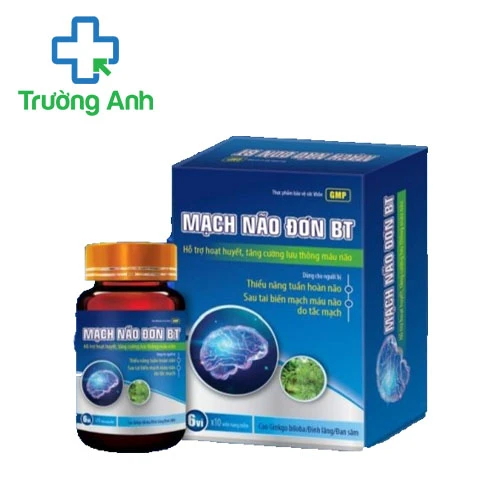 Mạch Não đơn BT – Hỗ trợ tăng cường tuần hoàn máu não