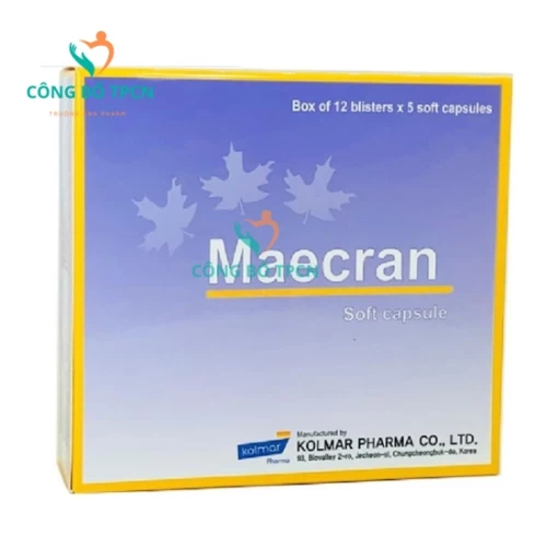 Maecran - Thuốc phòng ngừa chảy máu răng, mũi hiệu quả 