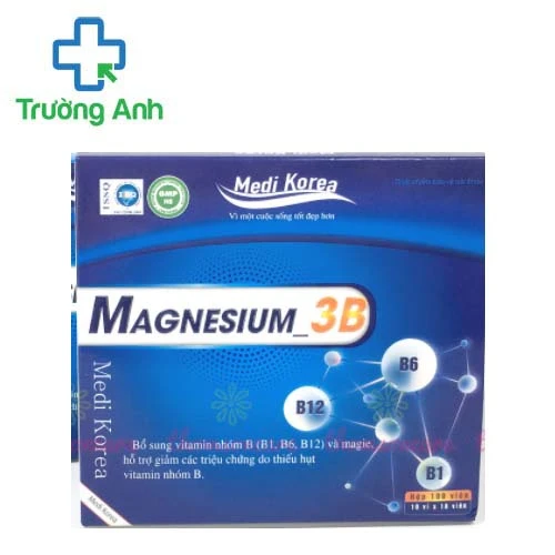 Magnesium_3B - Bổ sung vitamin và magie giúp giảm tê bì chân tay