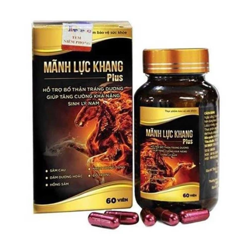 Mãnh lực khang Plus - Hỗ trợ bổ thận, tráng dương hiệu quả