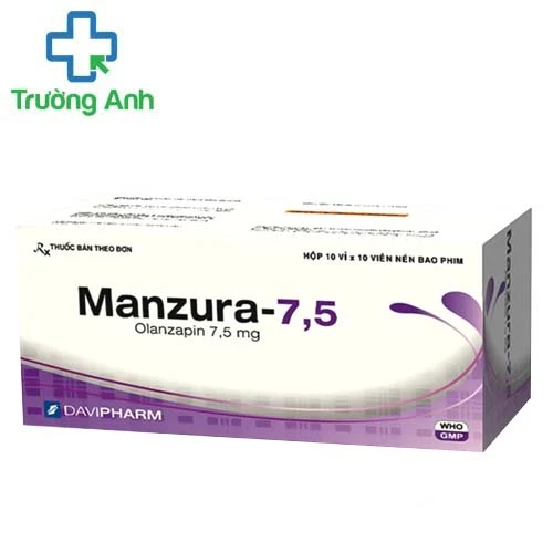 Manzura-7,5 Davipharm - Thuốc điều trị tâm thần phân liệt