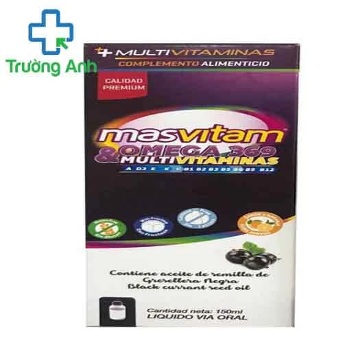 Masvitam & omega 369 Mult vitaminas - Bổ sung dưỡng chất, tăng cường sức khỏe