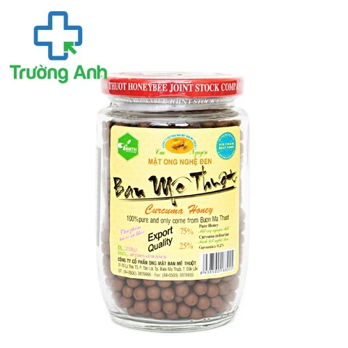 Mật ong nghệ đen Ban mê thuột 250g - Giúp bổ máu, bồi bổ cơ thể