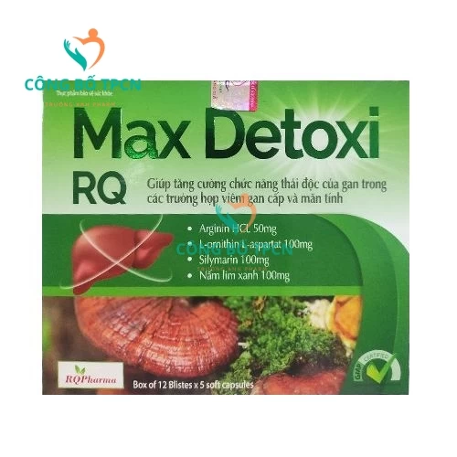 Max Detoxi RQ - Hỗ trợ điều trị viêm gan do virus, xơ gan