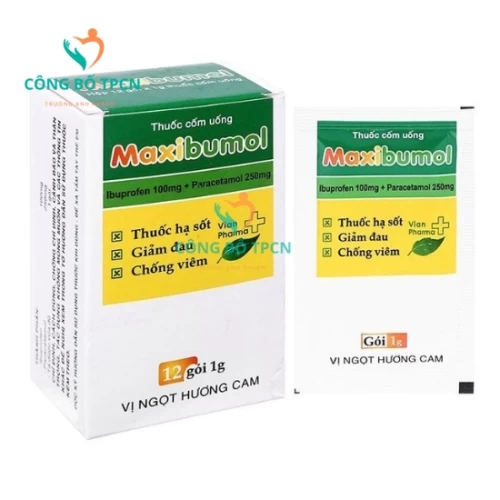 Maxibumol Tipharco - Thuốc giảm đau, hạ sốt hiệu quả