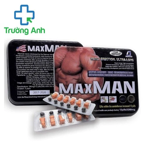 Maxman - Giúp tăng dương vật cương cứng, kéo dài thời gian quan hệ