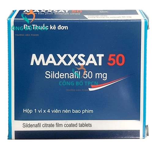 Maxxsat 50 - Thuốc trị rối loạn chức năng cương dương nam giới