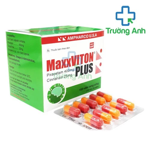 Maxxviton Plus - Thuốc điều trị rối loạn tiền đình hiệu quả của Ampharco