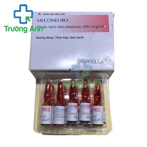 Meconeuro 500mg tiêm - Thuốc điều trị bệnh thần kinh, thiếu máu