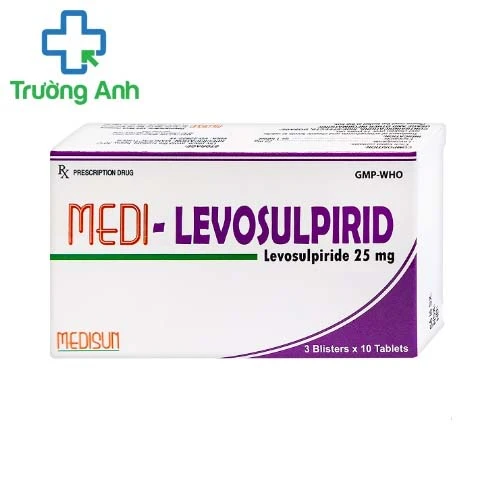 Medi-Levosulpirid 25mg Medisun - Ðiều trị tâm thần phân liệt