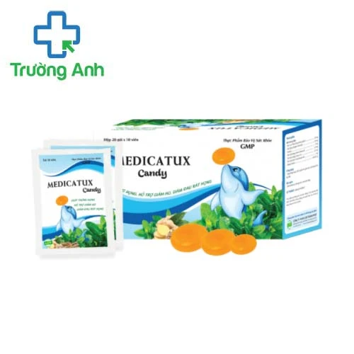 Medicatux Candy - Giúp thông họng, hỗ trợ giảm ho