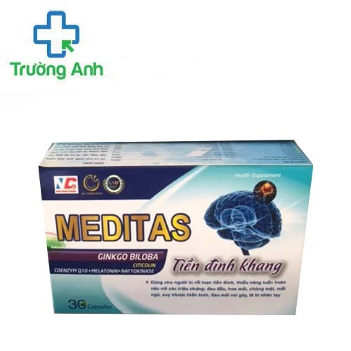 Meditas Tiền đình khang - Giúp tăng cường tuần hoàn não