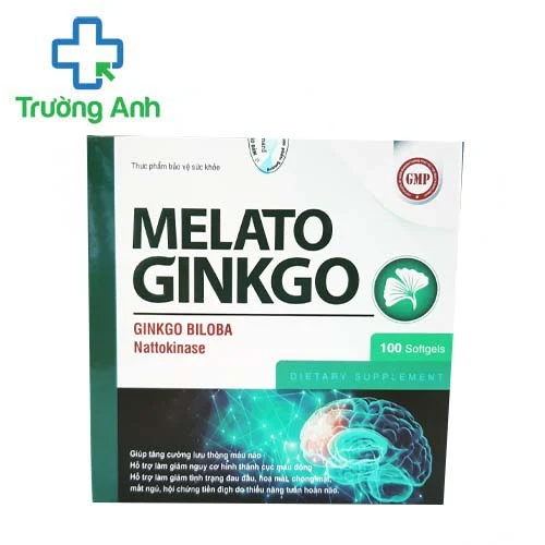 Melato Ginkgo - Hỗ trợ giảm nguy cơ hình thành cục máu đông