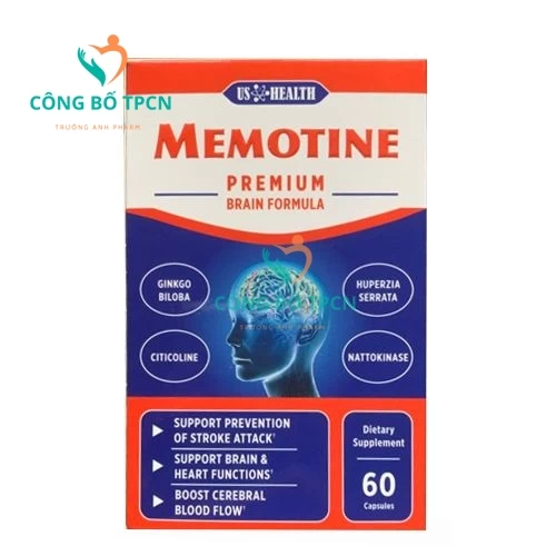 Memotine - Giúp tăng cường tuần hoàn não, bổ thần kinh hiệu quả