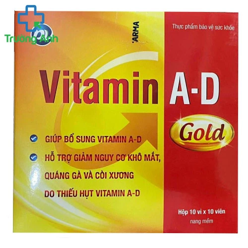MEN ADGOLD - Bổ sung vitamin A, D; giúp phòng ngừa thiếu vitamin A, D